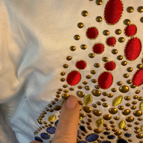 Offical Graceland Elvis Presley Aloha Eagle Jacket satin jeweled 3xl lined - Picture 4 of 10